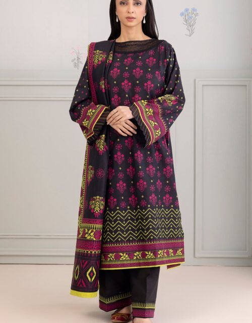 Zellbury Unstitched 2 Piece Printed Lawn Collection'2025 ( SHIRT DUPATTA)- D36 (WUS25X20409)