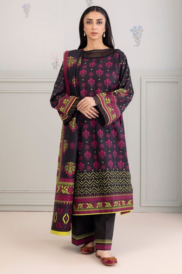 Zellbury Unstitched 2 Piece Printed Lawn Collection'2025 ( SHIRT DUPATTA)- D36 (WUS25X20409)