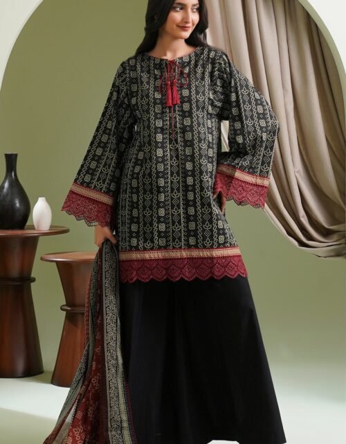 Zellbury Unstitched 2 Piece Printed Lawn Collection'2025 ( SHIRT DUPATTA)- D38 (WUS25X20472)