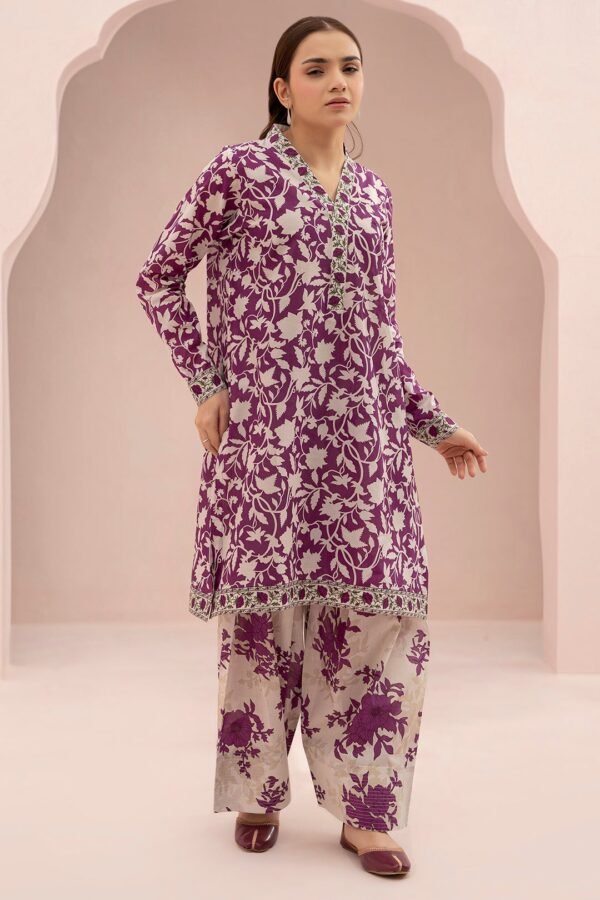 Zellbury Unstitched 2 Piece Printed Lawn Collection'2025 ( SHIRT SHALWAR)- D39 (WUS25X20554)