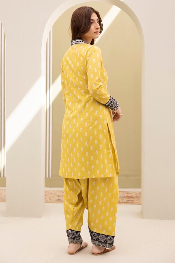 Zellbury Unstitched 2 Piece Embroidered Shirt Shalwar Lawn Collection'2025 - D06 (WUS25E20170) - Image 2