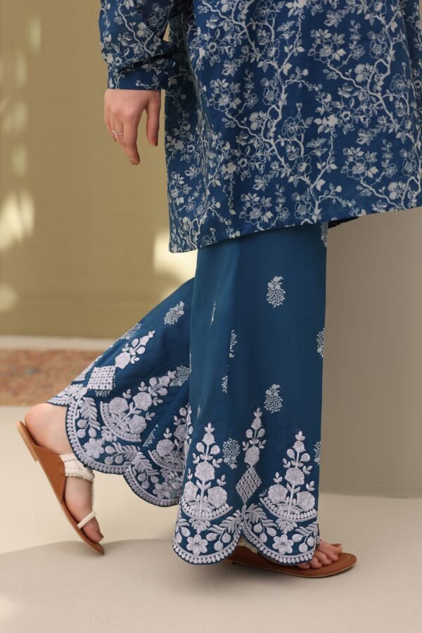Zellbury Unstitched 2 Piece Embroidered Shirt Shalwar Lawn Collection'2025 - D07 (WUS25E20229) - Image 2