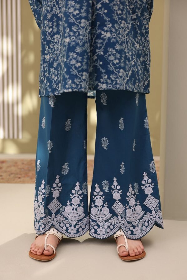 Zellbury Unstitched 2 Piece Embroidered Shirt Shalwar Lawn Collection'2025 - D07 (WUS25E20229) - Image 3