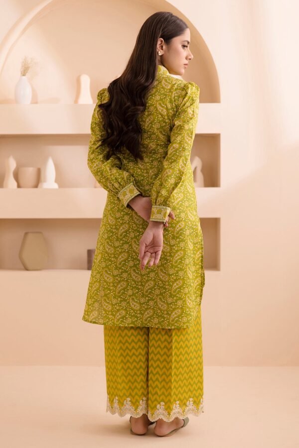 Zellbury Unstitched 2 Piece Embroidered Shirt Shalwar Lawn Collection'2025 - D08 (WUS25E20236) - Image 2