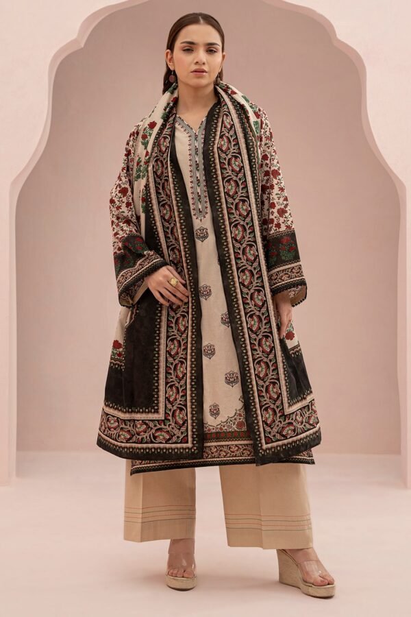 Zellbury Unstitched 2 Piece Embroidered Shirt Dupatta Lawn Collection'2025 - D10 (WUS25E20489) - Image 2