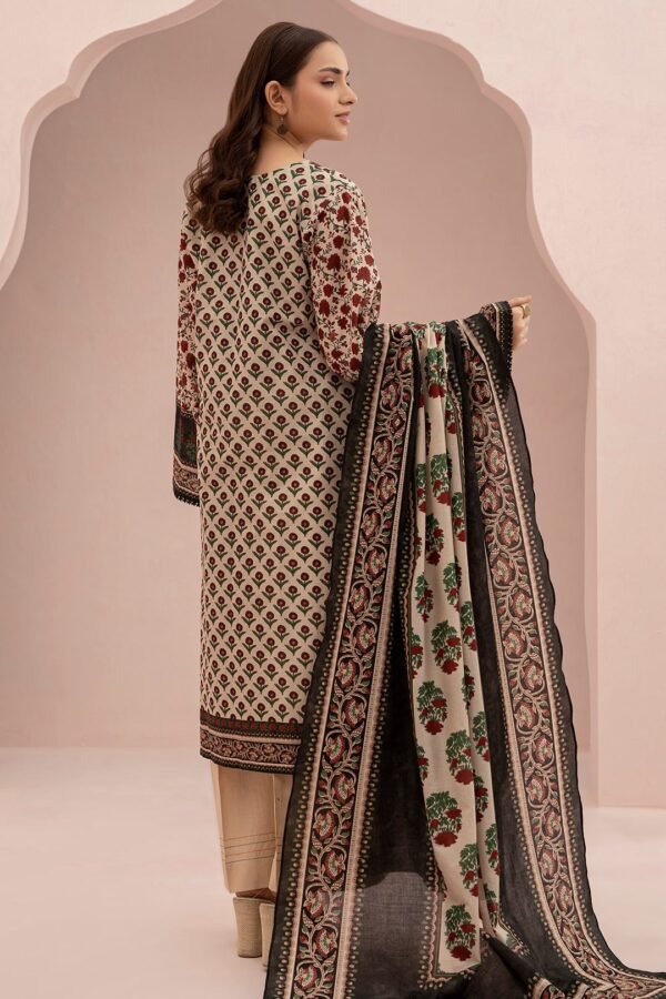 Zellbury Unstitched 2 Piece Embroidered Shirt Dupatta Lawn Collection'2025 - D10 (WUS25E20489) - Image 3