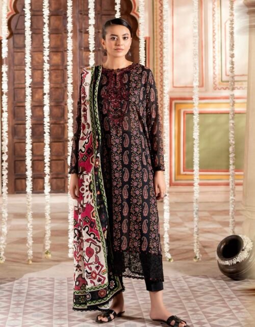 TABEER by Gull Jee – Unstitched 3 Piece Embroidered Lawn Collection’25  – A04
