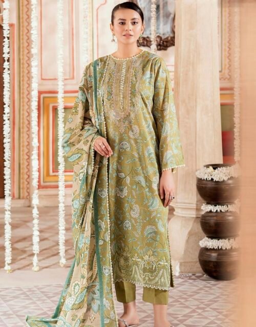 TABEER by Gull Jee – Unstitched 3 Piece Embroidered Lawn Collection’25  – A05