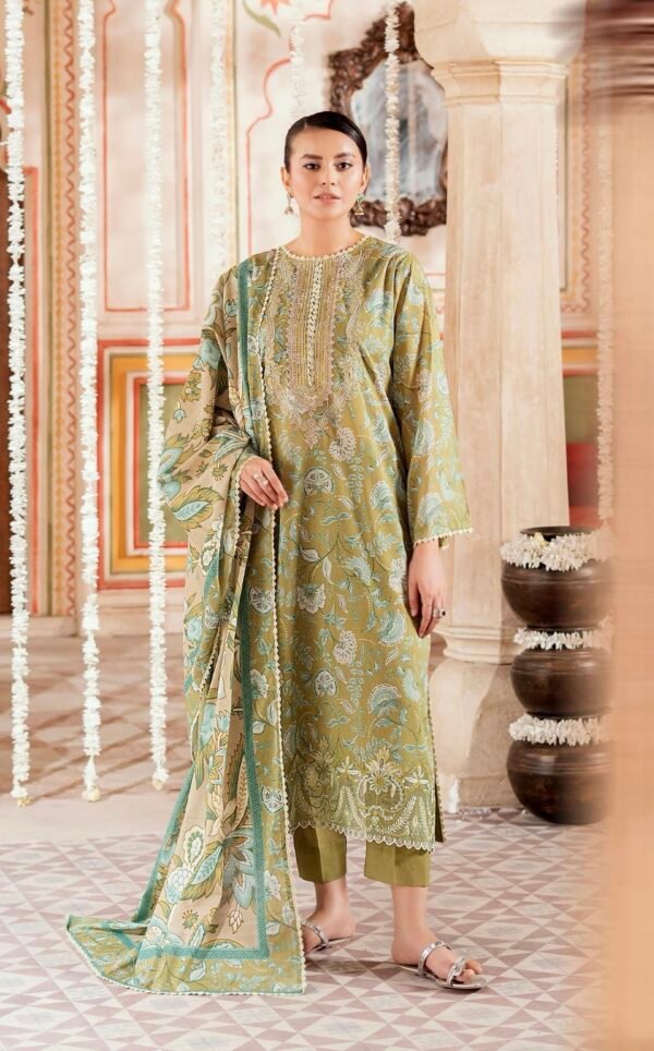 TABEER by Gull Jee – Unstitched 3 Piece Embroidered Lawn Collection’25  – A05
