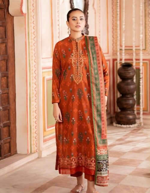 TABEER by Gull Jee – Unstitched 3 Piece Embroidered Lawn Collection’25  – A10