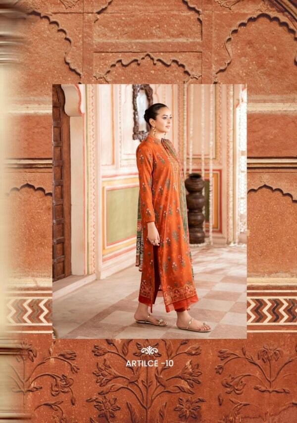 TABEER by Gull Jee – Unstitched 3 Piece Embroidered Lawn Collection’25  – A10 - Image 3