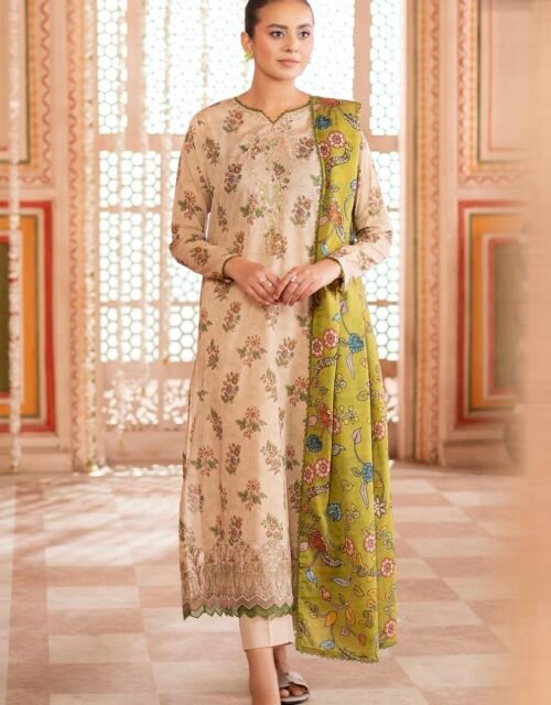 TABEER by Gull Jee – Unstitched 3 Piece Embroidered Lawn Collection’25  – A11