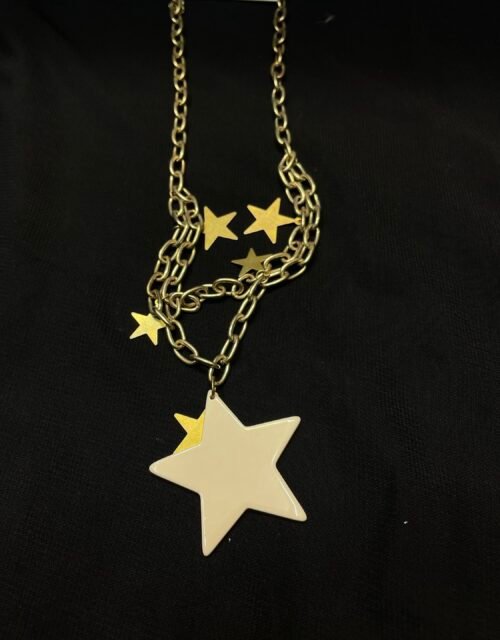 Stylish Gold Chain Star Pendant Necklace for Women – Statement Jewelry