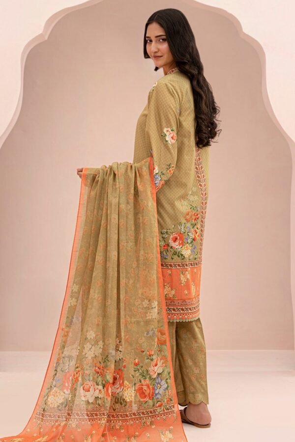 Zellbury Unstitched 3 Piece Printed Lawn Collection'2025 - D78 (WUS25X30670) - Image 2