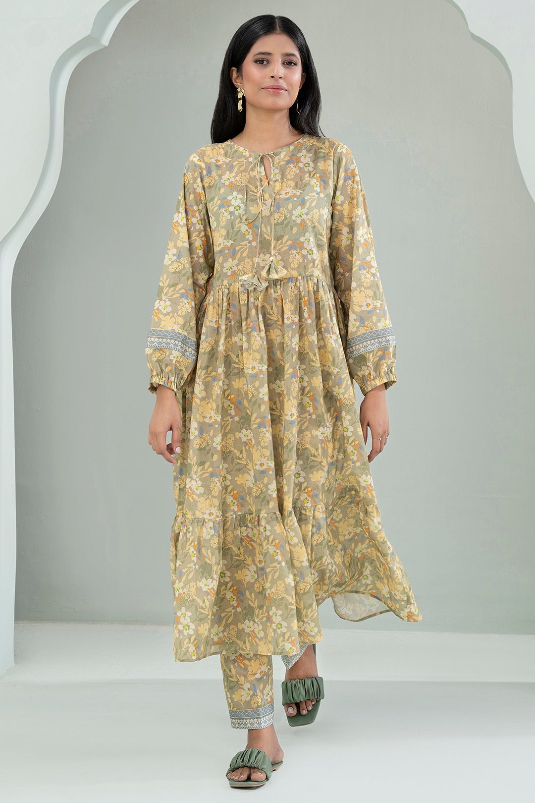 Zellbury Unstitched 2 Piece Printed Lawn Collection'2025 ( SHIRT SHALWAR)- D41 (WUS25X20419)
