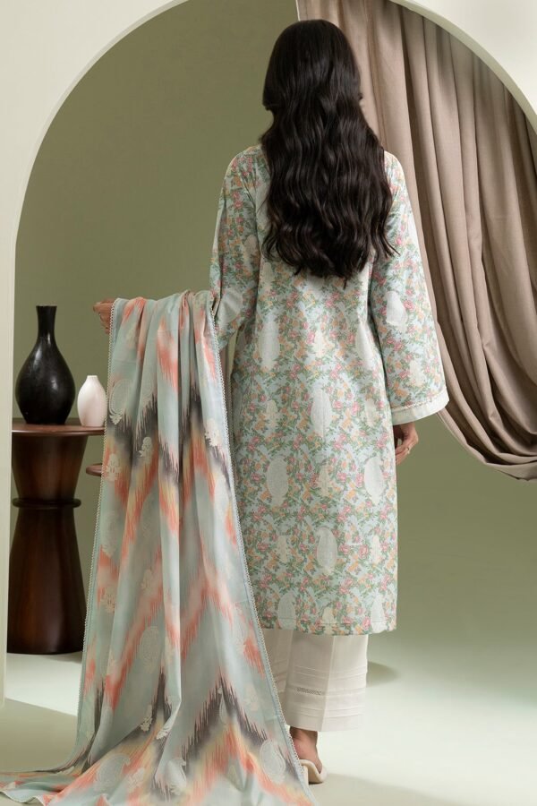 Zellbury Unstitched 2 Piece Printed Lawn Collection'2025 ( SHIRT DUPATTA)- D47 (WUS25X20475) - Image 2