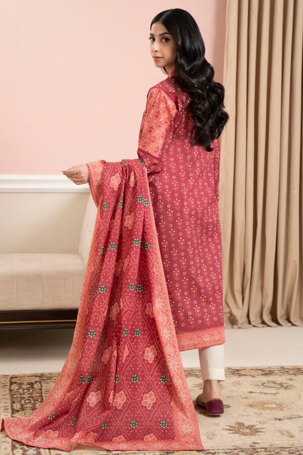 Zellbury Unstitched 2 Piece Printed Lawn Collection'2025 ( SHIRT DUPATTA)- D50 (WUS25X20623) - Image 2