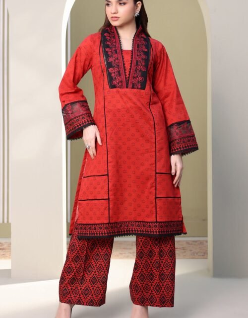 Zellbury Unstitched 2 Piece Embroidered Shirt Shalwar Lawn Collection'2025 - D12 (WUS25E20168)