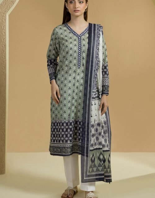 Zellbury Unstitched 2 Piece Printed Lawn Collection ( SHIRT DUPATTA)- D68 (WUS25X25708)