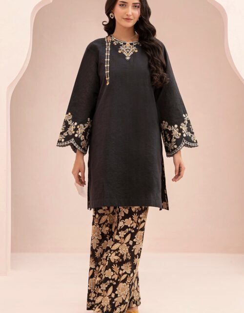 Zellbury Unstitched 2 Piece Embroidered Shirt Shalwar Lawn Collection - D29 (WUS25E20478)
