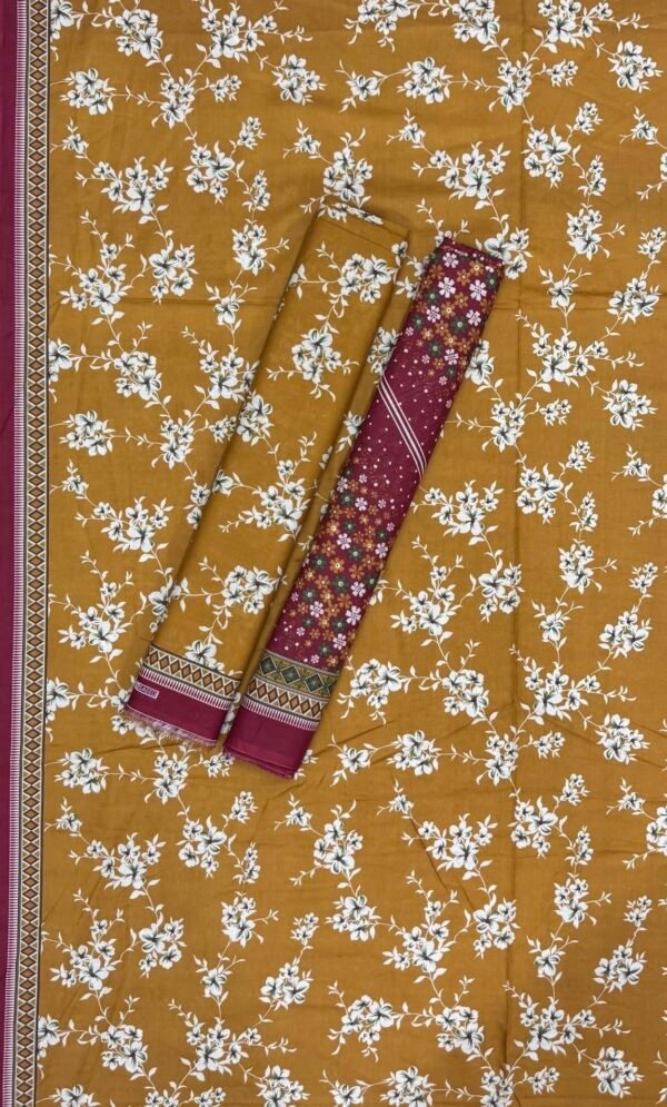 Bin Saeed Unstitched Digital Printed Summer Lawn Collection 2025 - D162