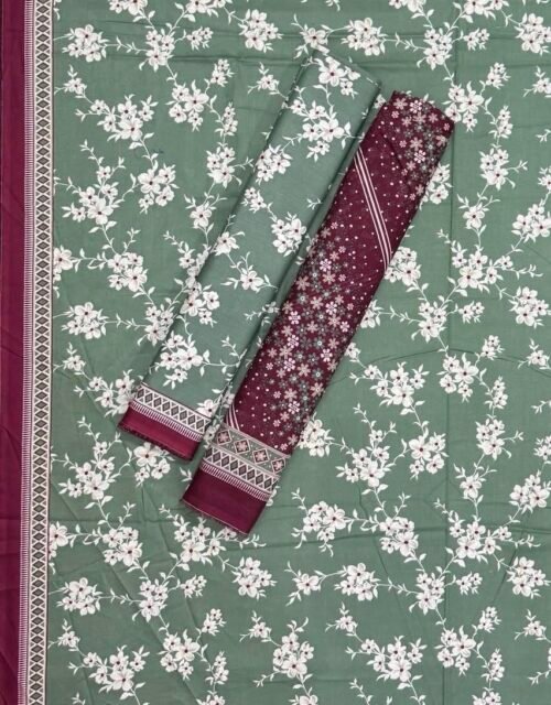 Bin Saeed Unstitched Digital Printed Summer Lawn Collection 2025 - D163