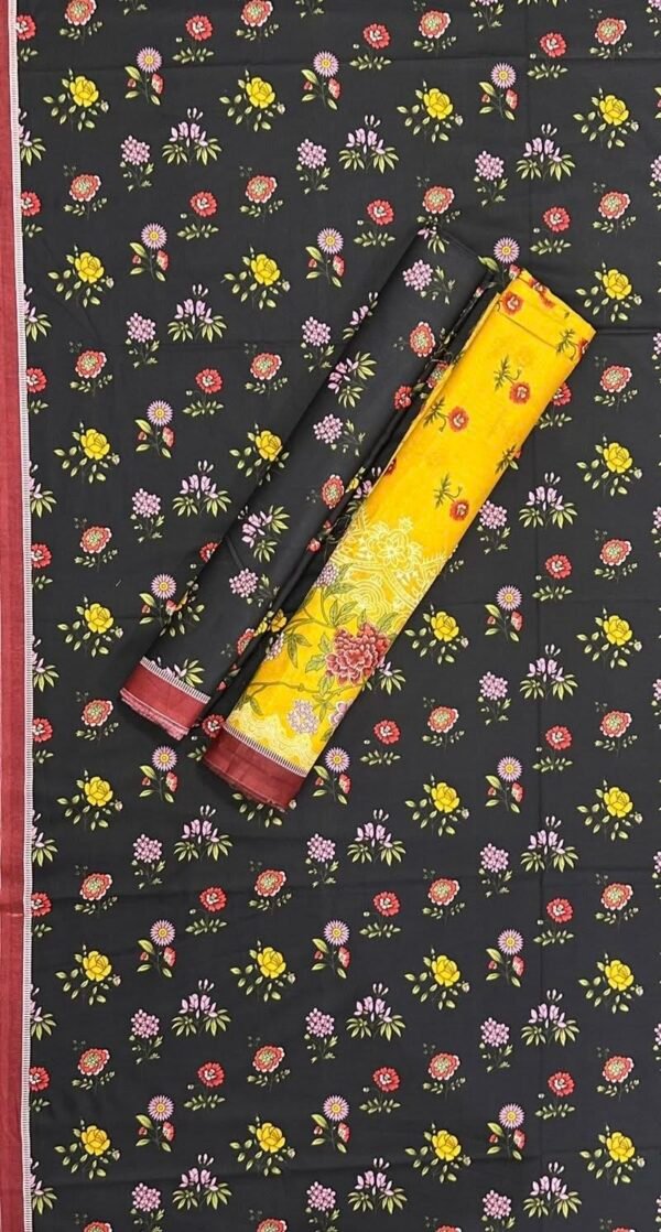 Bin Saeed Unstitched Digital Printed Summer Lawn Collection 2025 - D164