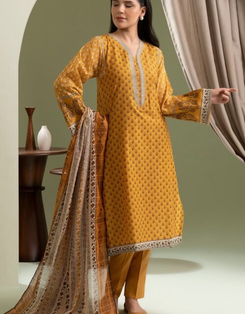 Zellbury Unstitched 3 Piece Printed Lawn Collection'2025 - D81 (WUS25X30581)