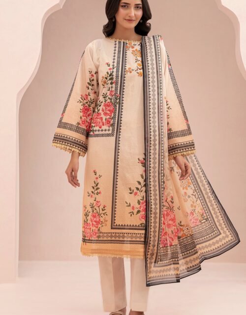 Zellbury Unstitched 3 Piece Printed Lawn Collection'2025 - D82 (WUS25X30577)