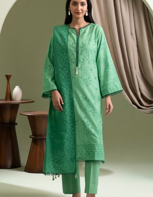 Zellbury Unstitched 3 Piece Printed Lawn Collection'2025 - D87 (WUS25X30519)