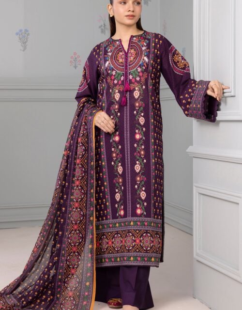 Zellbury Unstitched 3 Piece Printed Lawn Collection'2025 - D90 (WUS25X30494)