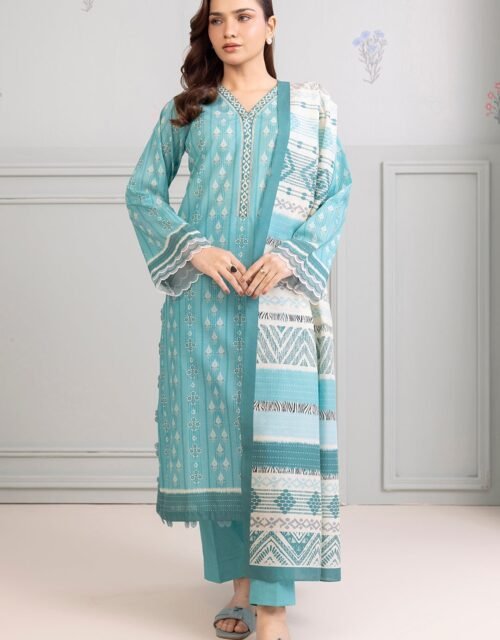 Zellbury Unstitched 3 Piece Printed Lawn Collection'2025 - D91 (WUS25X30427)