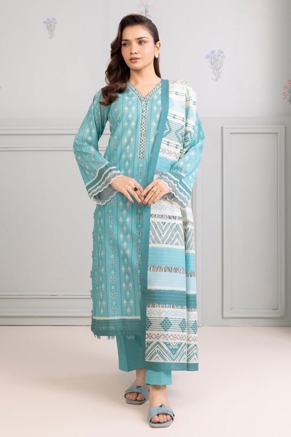 Zellbury Unstitched 3 Piece Printed Lawn Collection'2025 - D91 (WUS25X30427)