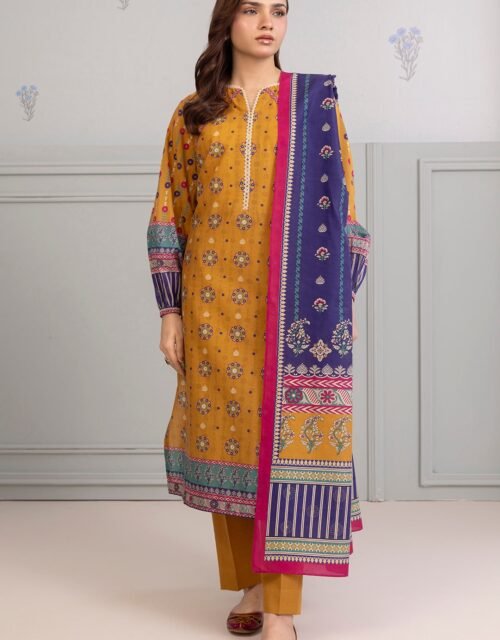 Zellbury Unstitched 3 Piece Printed Lawn Collection'2025 - D92 (WUS25X30495)