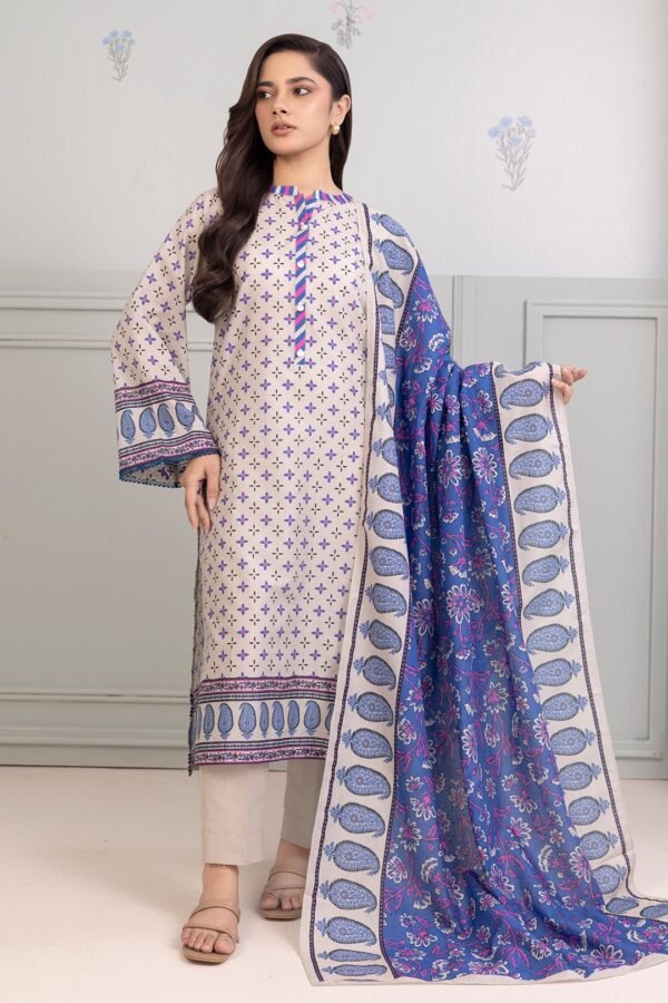 Zellbury Unstitched 3 Piece Printed Lawn Collection'2025 - D98 (WUS25X30431)