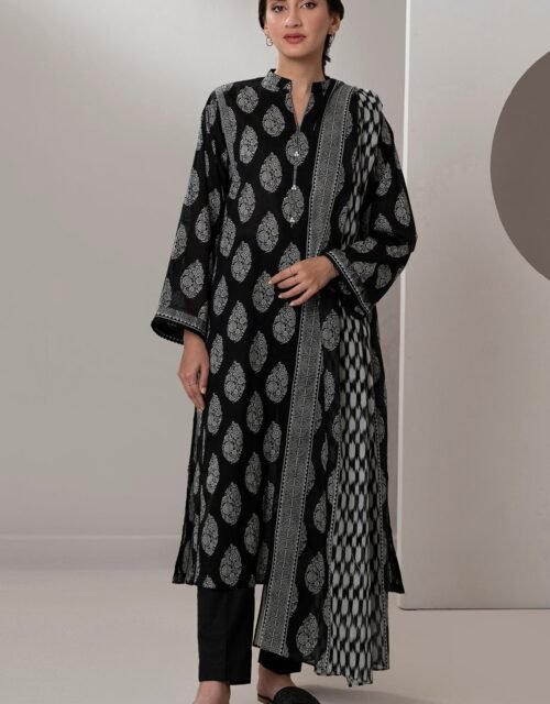 Zellbury Unstitched 3 Piece Printed Lawn Collection'2025 - D100 (WUS25X30491)