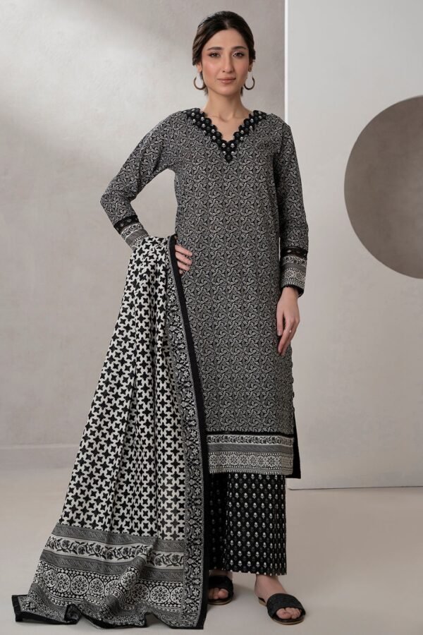 Zellbury Unstitched 3 Piece Printed Lawn Collection'2025 - D103 (WUS25X30451)