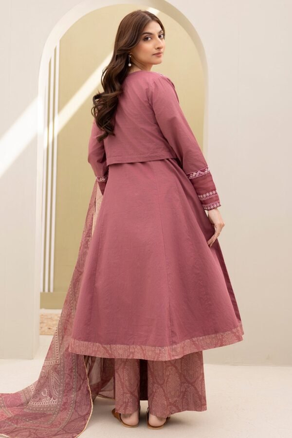 Zellbury Unstitched 3 Piece Embroidered Cambric Collection'2025 - D37 (WUS25E30296) - Image 2
