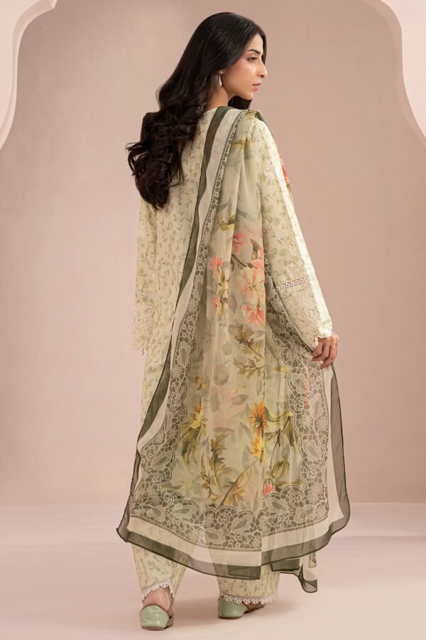 Zellbury Unstitched 3 Piece Embroidered Cambric Collection'2025 - D39 (WUS25E30354) - Image 2