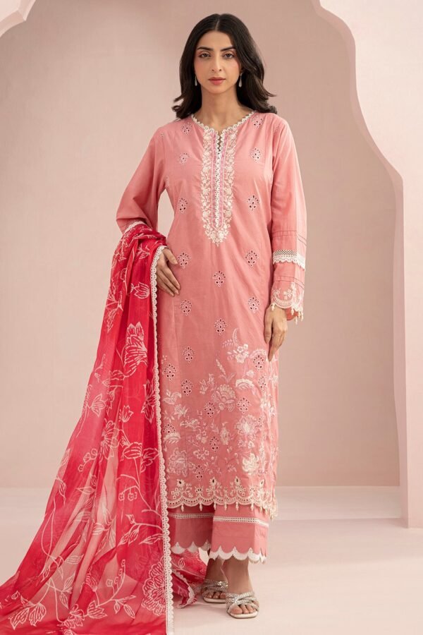 Zellbury Unstitched 3 Piece Embroidered Lawn Collection'2025 - D40 (WUS25E30356)