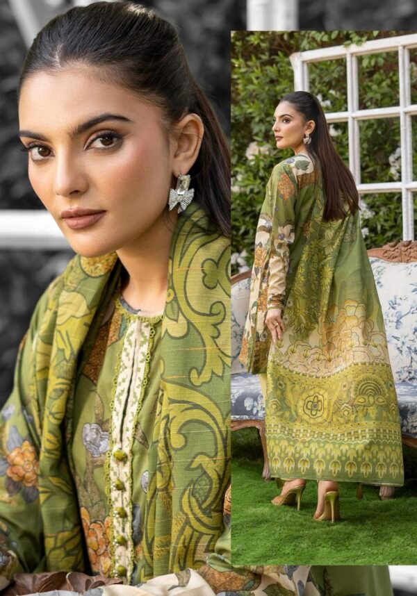 POPINN By Gull Jee - Unstitched 3 Piece Printed Lawn Collection Vol. 4 - A09 - Image 2