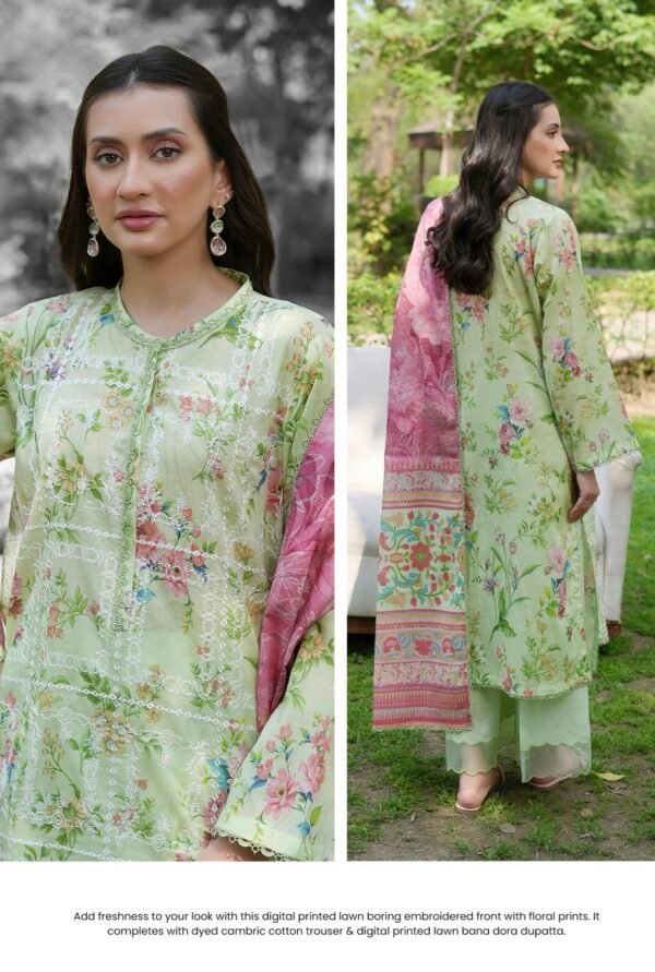 TWINKLING By BINAAS – Embroidered 3 Piece Unstitched EDIT’25 – A03 - Image 2