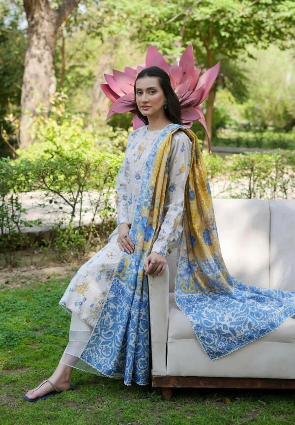 TWINKLING By BINAAS – Embroidered 3 Piece Unstitched EDIT’25 – A04 - Image 3