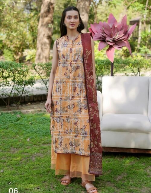 TWINKLING By BINAAS – Embroidered 3 Piece Unstitched EDIT’25 – A06