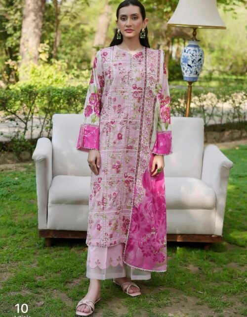 TWINKLING By BINAAS – Embroidered 3 Piece Unstitched EDIT’25 – A10