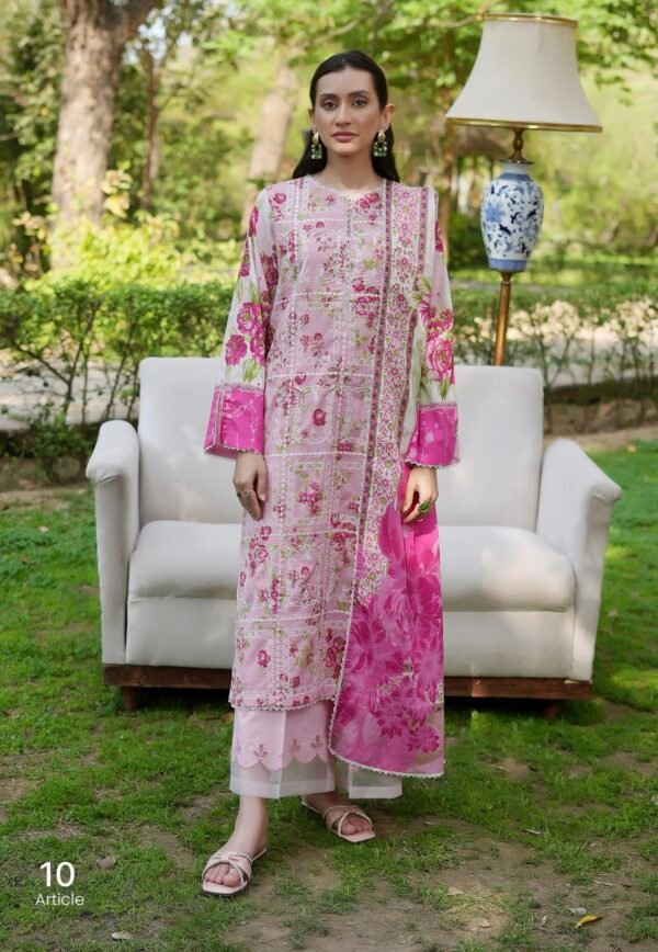 TWINKLING By BINAAS – Embroidered 3 Piece Unstitched EDIT’25 – A10