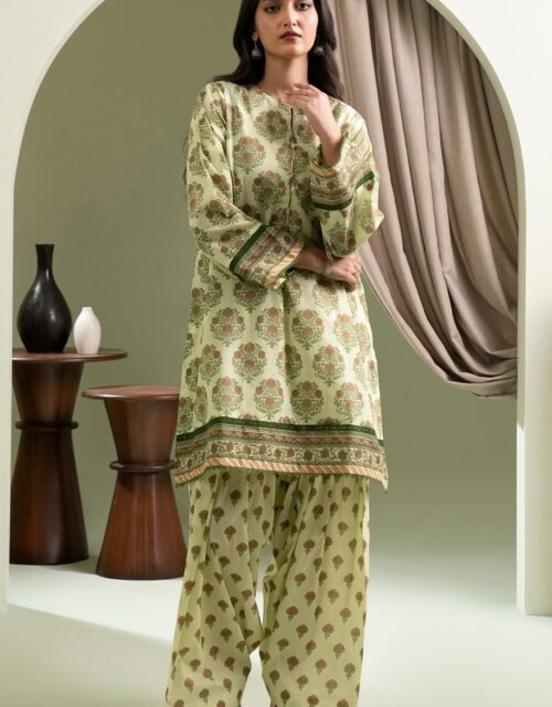 Zellbury Unstitched 2 Piece Printed Lawn Collection'2025 ( SHIRT SHALWAR)- D51 (WUS25X20547)