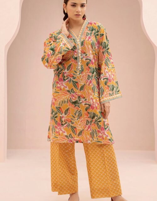 Zellbury Unstitched 2 Piece Printed Lawn Collection'2025 ( SHIRT SHALWAR)- D52 (WUS25X20558)