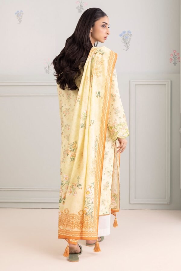 Zellbury Unstitched 2 Piece Embroidered Shirt Dupatta Lawn Collection'2025 - D21 (WUS25E20486) - Image 2