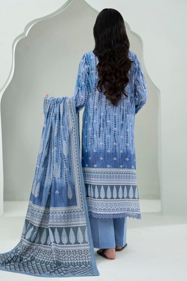 Zellbury Unstitched 3 Piece Embroidered Lawn Collection'2025 - D43 (WUS25E30456) - Image 2